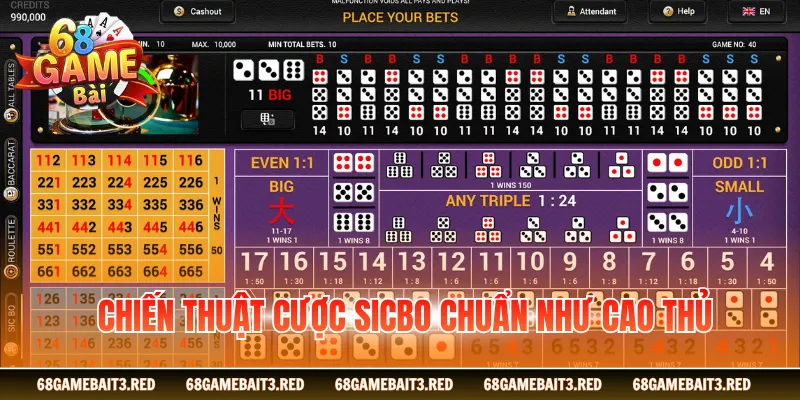 Chiến thuật chơi sicbo chuẩn như cao thủ