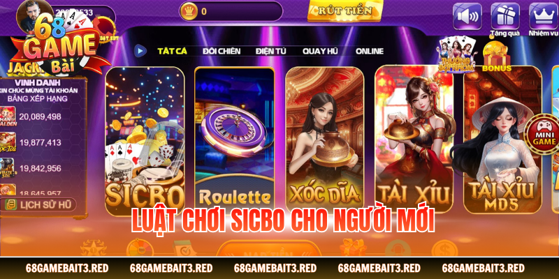 Luật chơi sicbo cho người mới